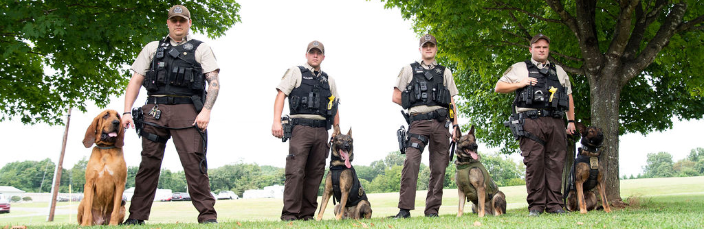 Bedford County Sheriff's Office K9s and deputies